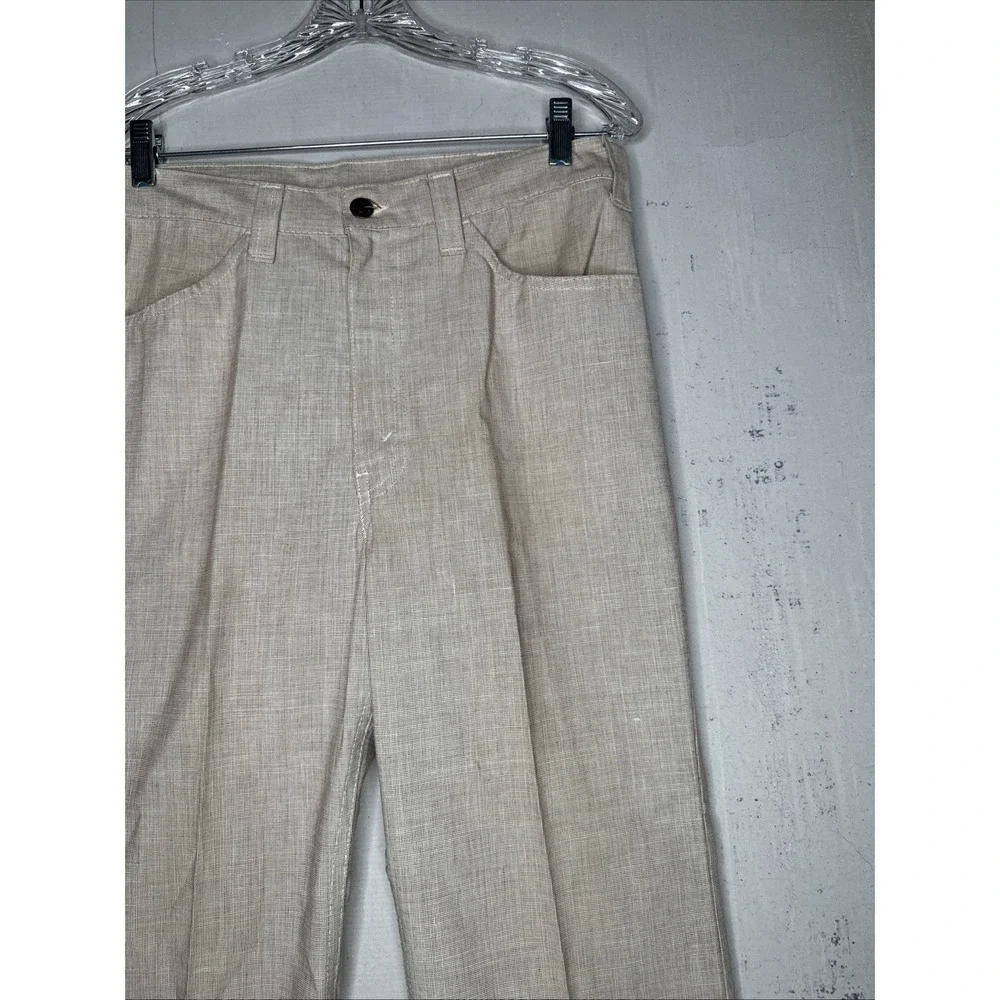 Vintage 1960s/70s Levi's Sta-prest Pleated Flared Pants | Size: ~34x29.5